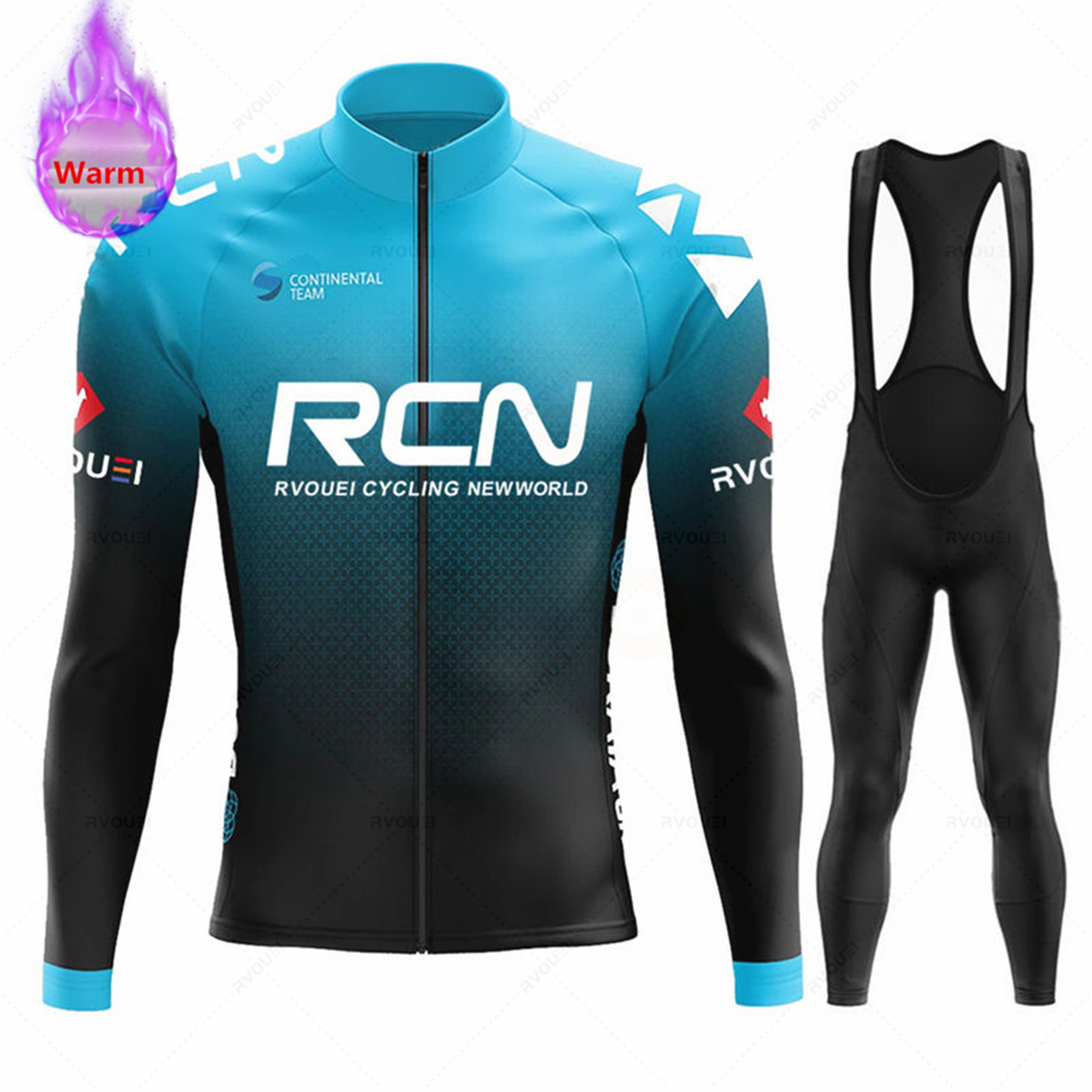Cycling Gear Winter - Комплект зимней термофлисовой велосипедной одежды Rvouei