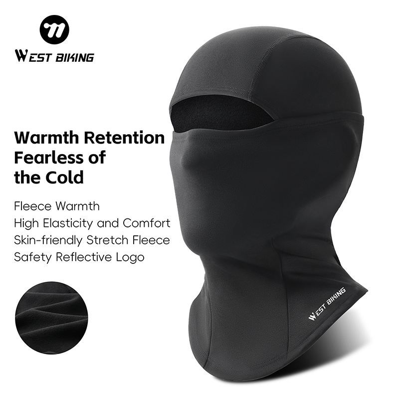 Cycling Gear Winter - Зимняя термобалаклава WEST BIKING: высокоэластичная, дышащая,