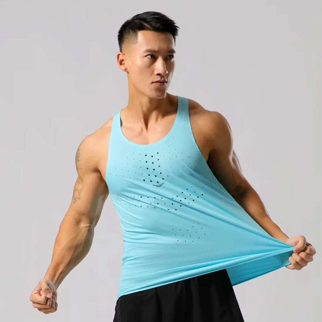 Cycling Gear Clothing - Мужские легкие жилеты для бега, топы