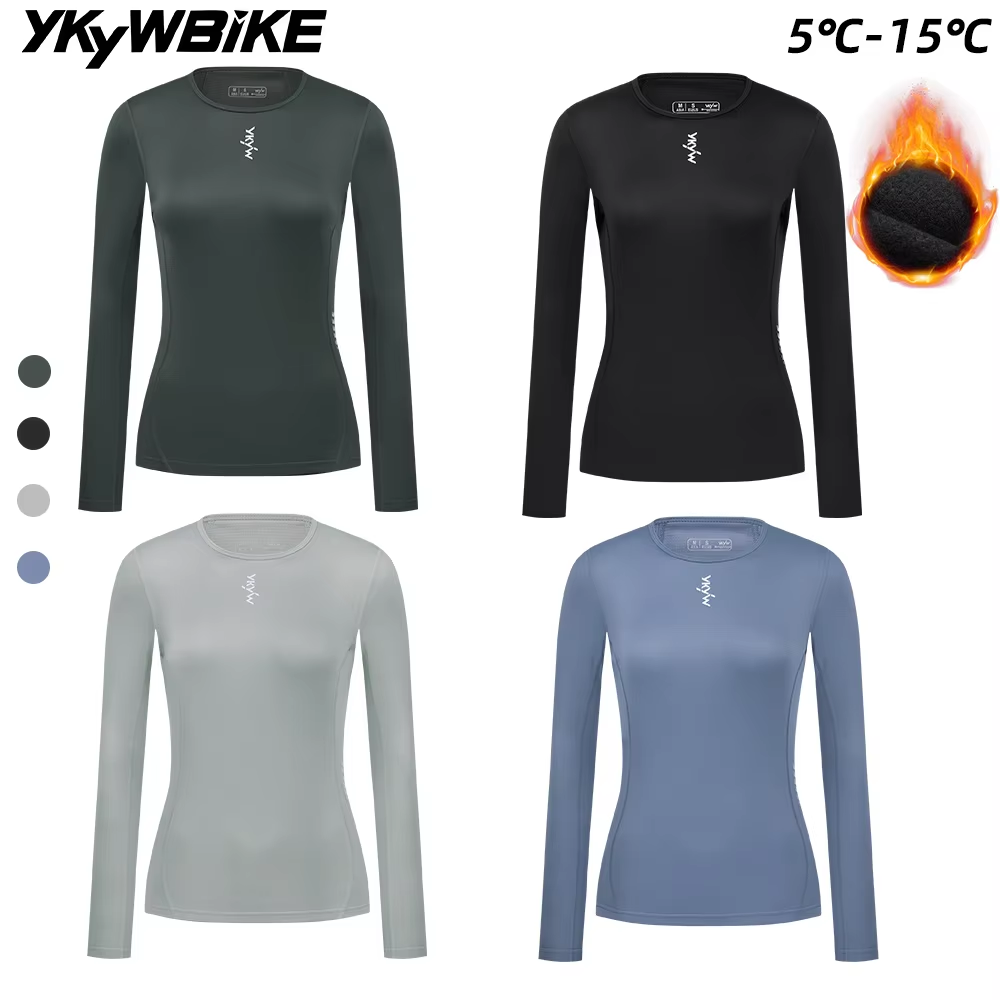 Cycling Gear Winter - Женская термобелье для велоспорта YKYWBIKE, зимняя/осенняя
