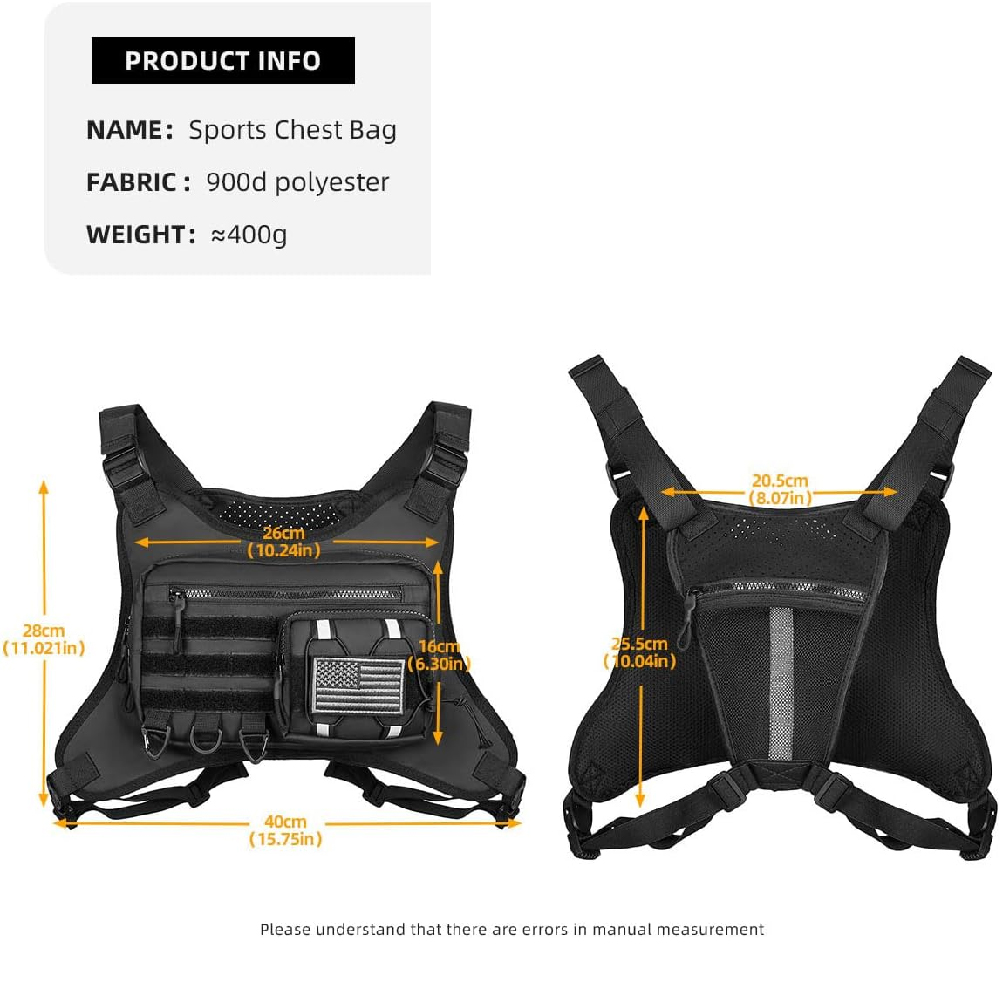 1 шт. Светоотражающая нагрудна – обзор и цена Cycling Gear Duffle