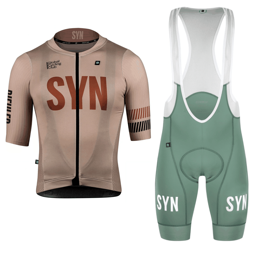 Синхронная коричневая одежда д – обзор и цена Cycling Gear Clothing