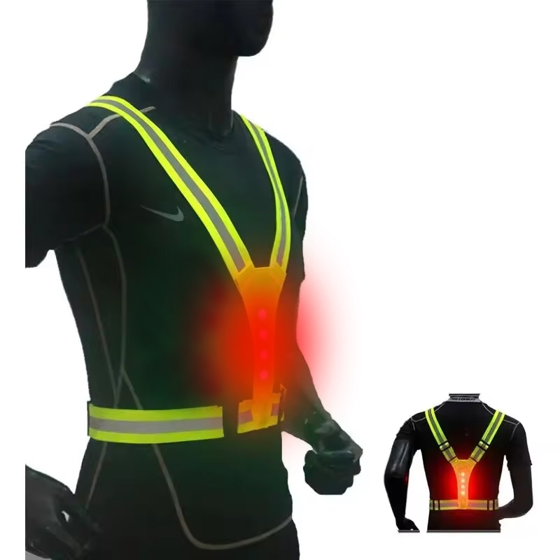 Светодиодный жилет для бега, с – обзор и цена Cycling Gear Clothing