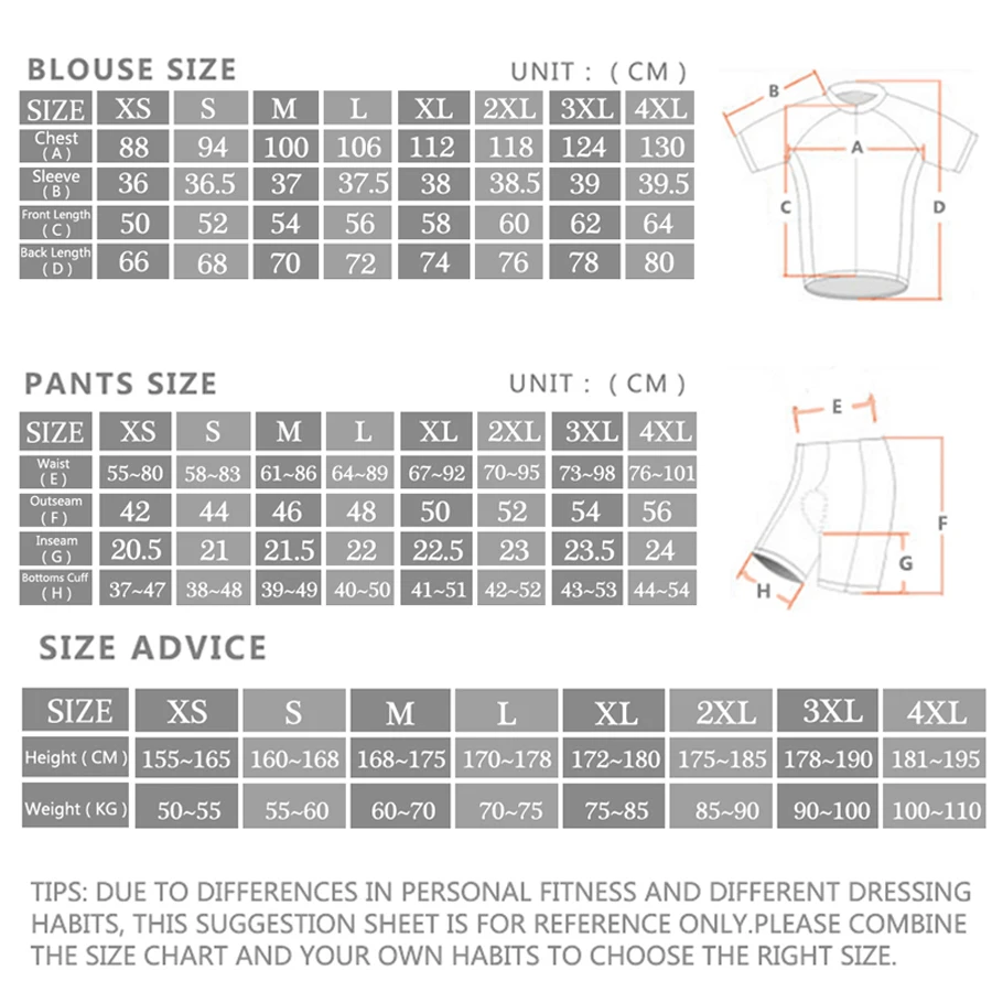 2025 г., набор велосипедных Дж – обзор и цена Cycling Gear Clothing